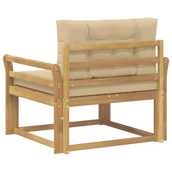 Utomhus Mellansoffa Polyester Vit