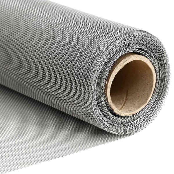Nätduk 20 x 500 cm 20 Mesh Rostfritt stål 201 Silver