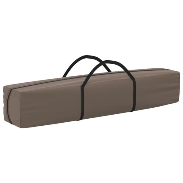 Hopfällbart partytält taupe 2x2 m