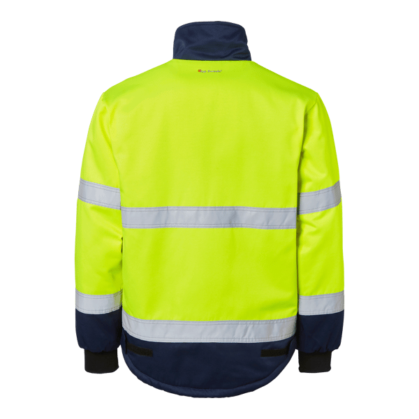 5616 Jacket Fluorescent yellow/navy Unisex