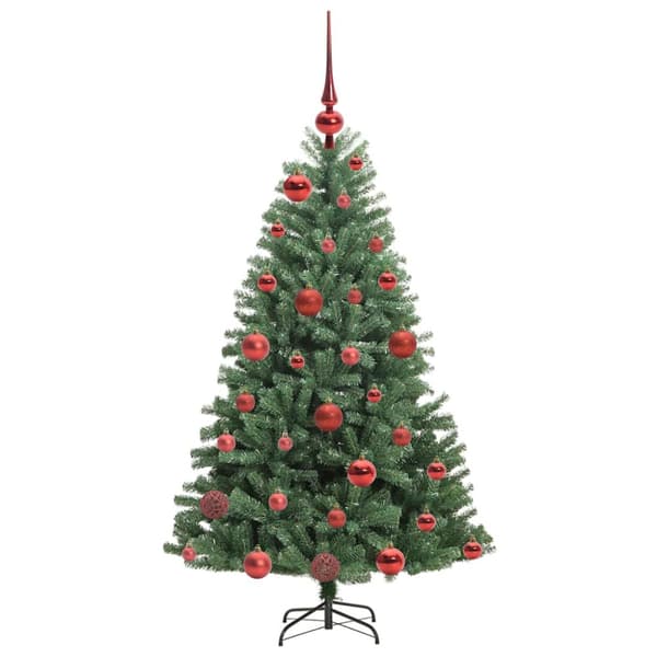 Plast Hingad Julgran Grön 120 cm PVC och metall