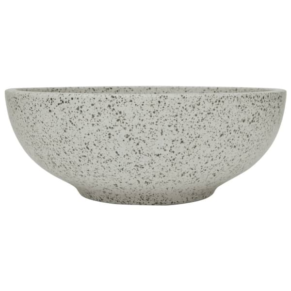 Handfat grå rund Φ41x14 cm keramik