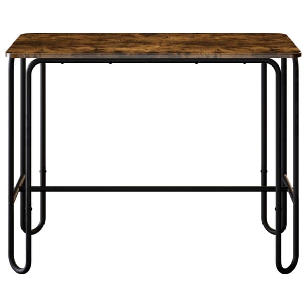 Matbord 100 x 50 x 75 cm Konstruerat trä Rökt ek Rektangulär