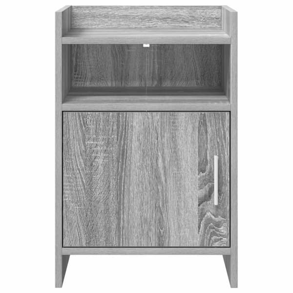Sängbord 2 pcs Grå Sonoma 40 x 36 x 60 cm Konstruerat trä