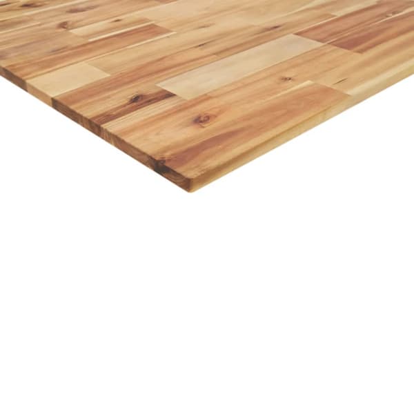 Bordsskiva rektangulär 120x60x2 cm massivt akaciaträ