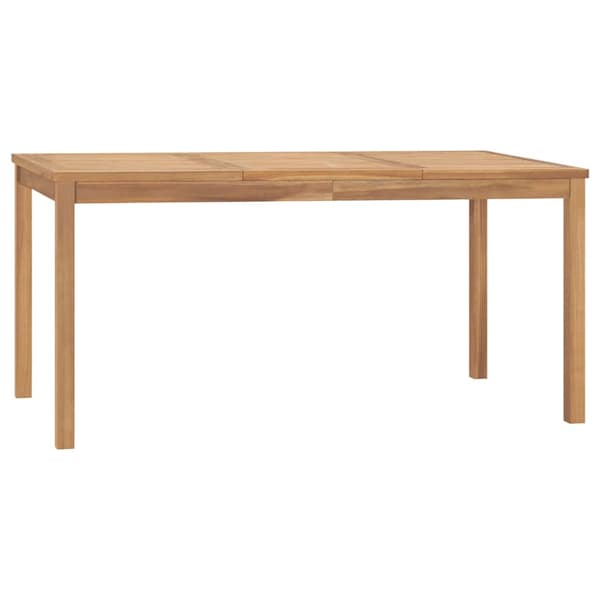 Trädgårdsbord 160x80x77 cm massiv teak