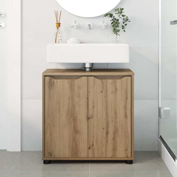 Badrumsvaskskåp Artisan Ek 60 x 30 x 60 cm Konstruerat trä