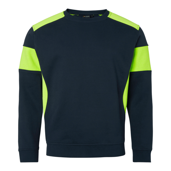221 Sweat Navy/fluorescent yellow Unisex