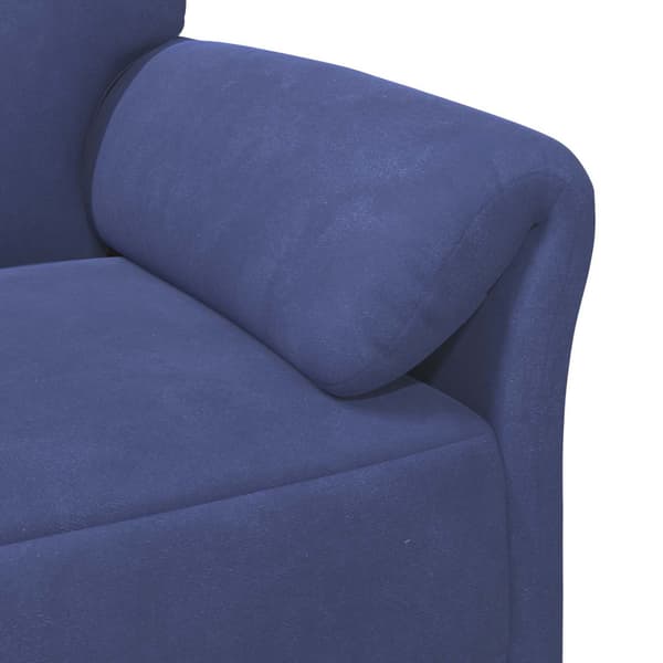 En-sitssoffa Polisblå 88 x 83 x 95 cm Sammet