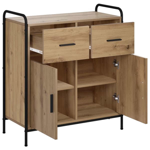 Sideboard Artisan-ek 97 x 33 x 81 cm Konstruerat trä