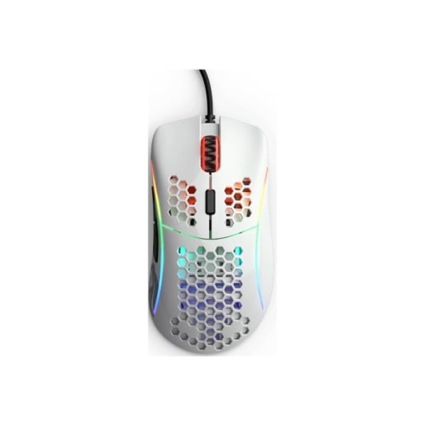 Glorious Model D - mus - USB 2.0 - klarvit Vit