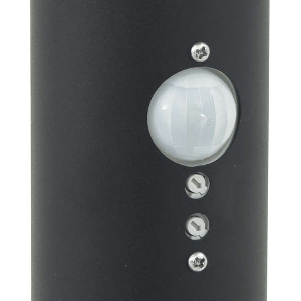 Pollare med sensor 3 st 120 cm svart IP44