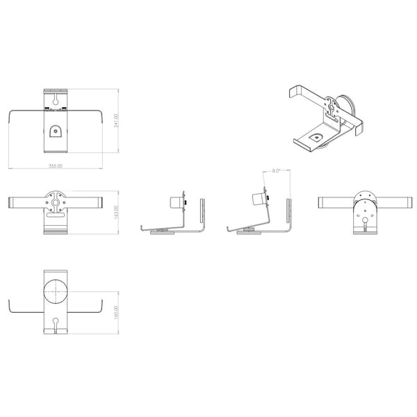 Multibrackets Sonos Play:5 Wall Mount - White