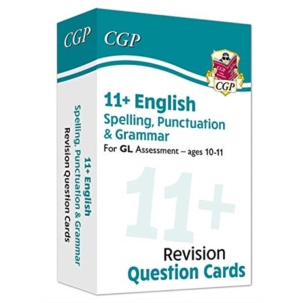 11+ GL Revision Question Cards: English Spelling, Punctuation & Grammar - Ages 10-11 (inbunden, eng)