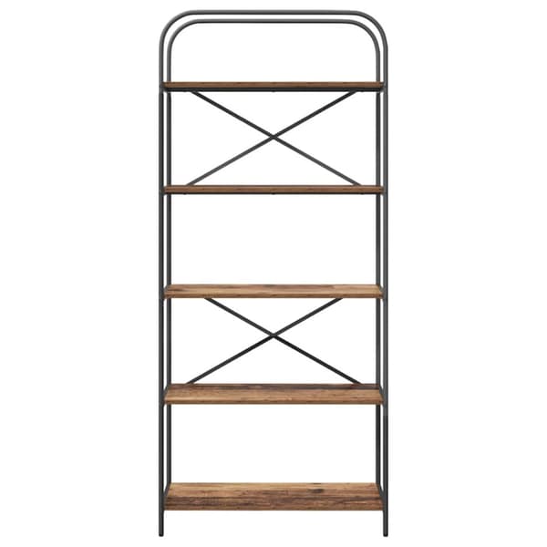Hyllsystem Gammalt trä 80 x 30 x 183 cm Konstruerat trä