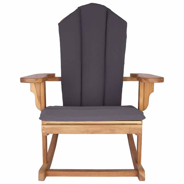 Trädgårds Adirondack Gungstol Naturlig 100% Polyester