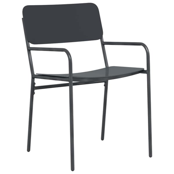 Matgrupp 5 st Antracit Stål
