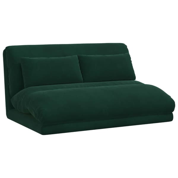 Golvstol Mörkgrön 110 x 82 x 55 cm Sammet