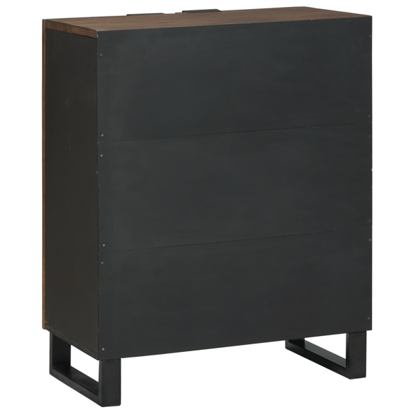 Sideboard Valnöt 60 x 33,5 x 75 cm Massivt mangoträ
