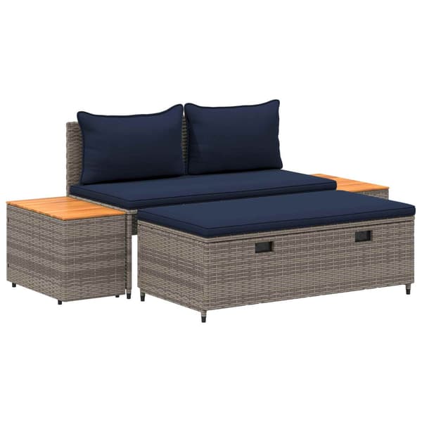Utomhussoffset 4-Antal sittplatser 4 pcs 55 x 30 x 39 cm