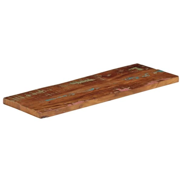 Bordsskiva 70x40x3,8 cm rektangulär massivt återvunnet trä