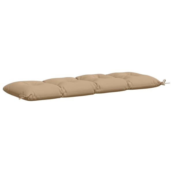 Bänk Kuddar VIANEN 2 st 100% Polyester Sand 150 x 50 x 12 cm