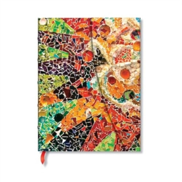 Gaudi’s Sun (Gaudi’s Mosaics) Midi Unlined Hardback Journal (Wrap Closure) (inbunden, eng)