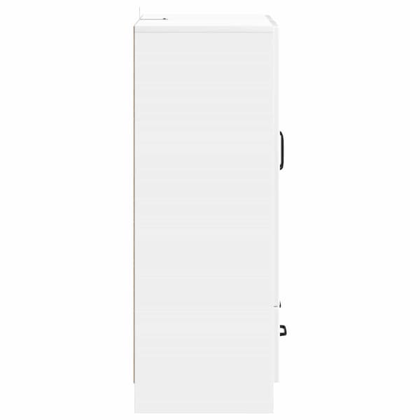 Sideboard Vit högglans 66 x 34,5 x 92 cm Konstruerat trä