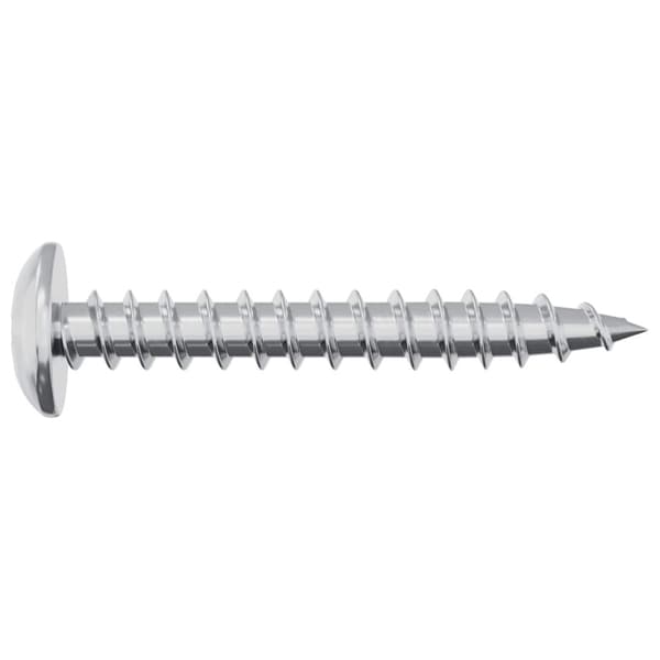 Träskruv 8182 pcs Silver M4 x 28 mm Järn