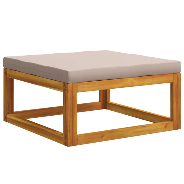 Modulär soffgrupp med dynor 3 st 2-sits Massivt Akaciaträ