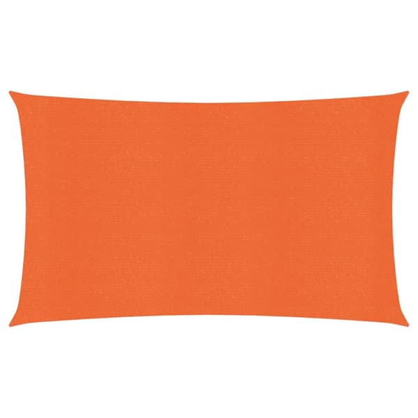 Solsegel 160 g/m² rektangulär orange 3x6 m HDPE