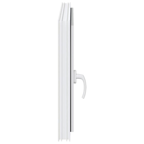Källarfönster RISOR Vit 90 x 70 cm PVC och glas