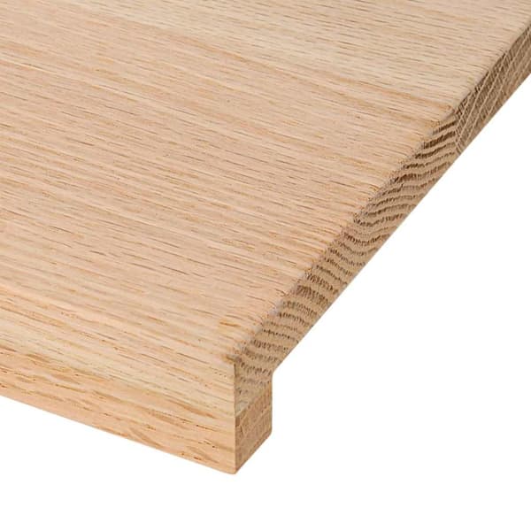 Trappstegsmattor 2 pcs obehandlad 100x30x2 cm massiv ek