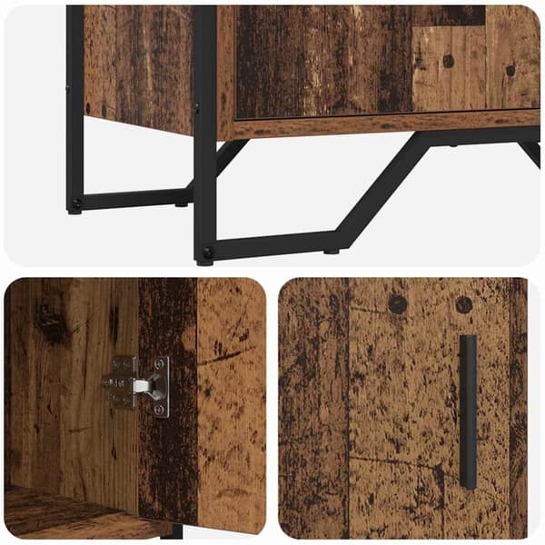 Sideboard Gammalt trä 78 x 35 x 74.5 cm