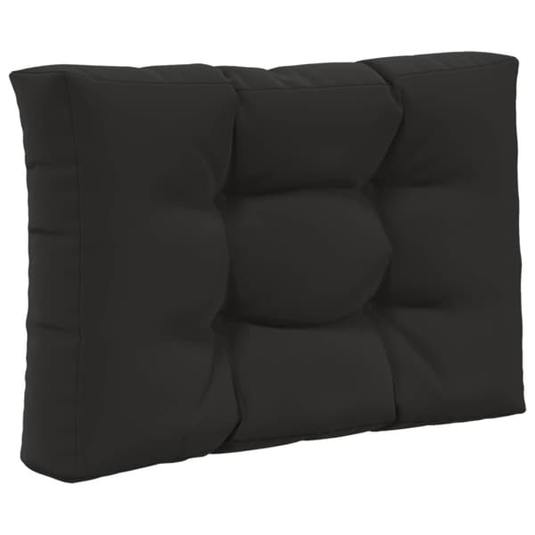Utomhus Soffa Kudde 3 pcs Svart Polyester