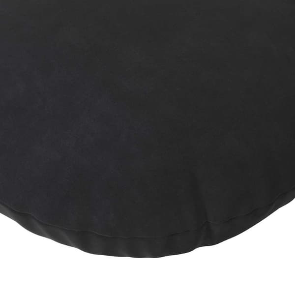 Sittkuddar 2 pcs Svart Ø30 x 13 cm Sammet
