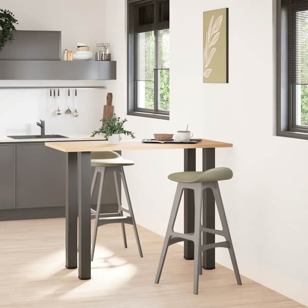 Barbordsben 4 st antracit 90-92 cm stål
