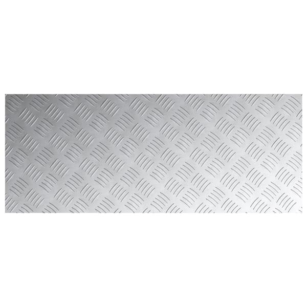 Trappsteg Rektangulär 2 pcs Silver 100 x 40 cm Aluminium