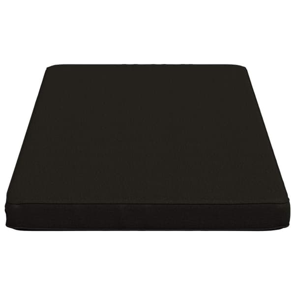 1-delad Bänk Kudde VUGHT 100% Polyester Svart 110 x 50 x 5 cm