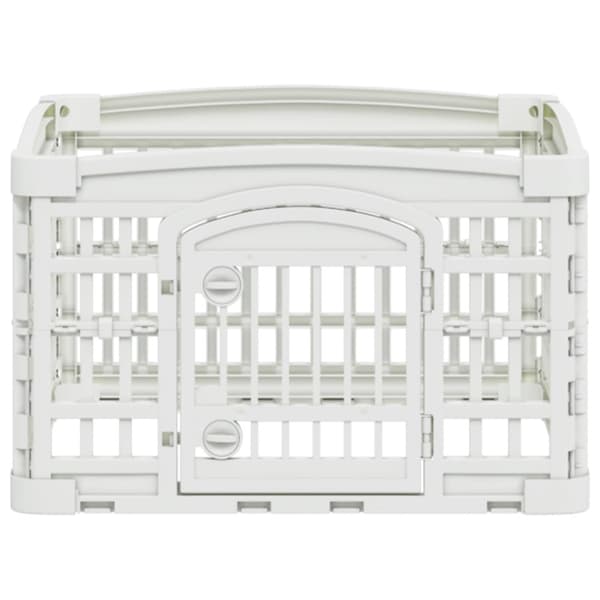 4-delad Hundlekhage Vit 63 x 63 x 40 cm Plast
