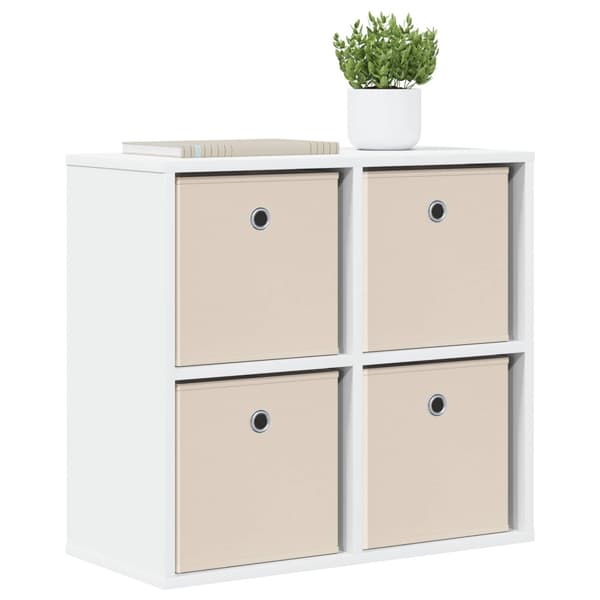 Sideboard med låda Vit 59,5 x 27 x 57 cm