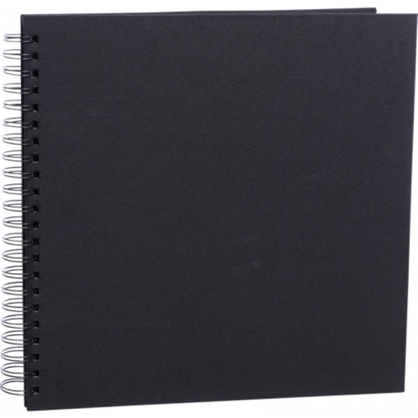 Focus Base Line Canvas Wire-O 30x30 Black w. Black Sheets