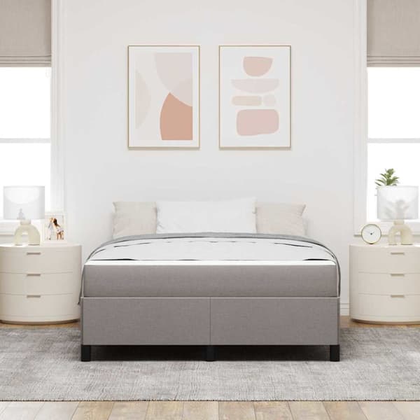 Bäddfjäder Taupe 140 x 200 cm tyg
