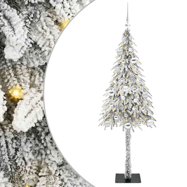 Julgran med 150 LED-lampor med stativ Vit 150 cm PE och Stål
