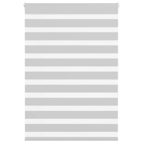 Rullgardin zebra ljusgrå 115x150 cm tyg bredd 110,9cm polyester