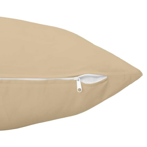 Kuddöverdrag 2 st HEERLEN Beige 60 x 60 cm Polyester