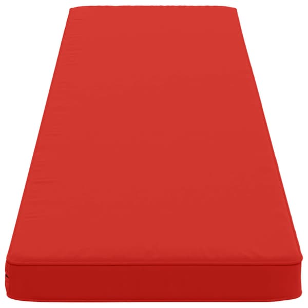 1-delad Bänk Kudde VUGHT 100% Polyester Röd 200 x 40 x 5 cm