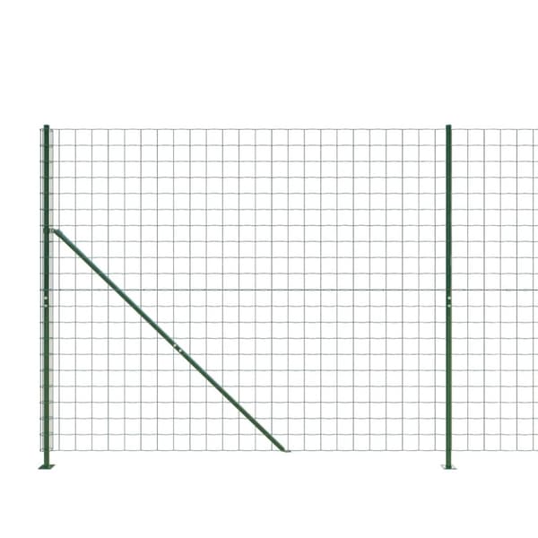 Stängsel med stolpsko grön 2,2x25 m