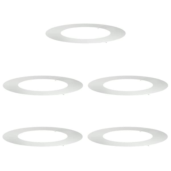 lämplig för Flat Trädringar 5 st Silver Ø50/80 cm