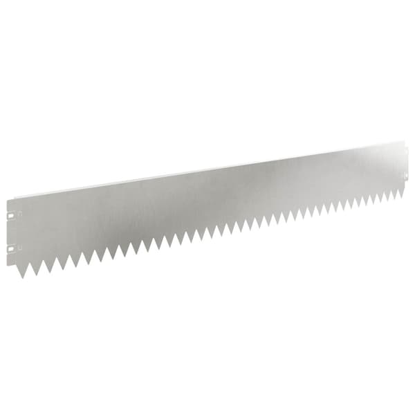 Kant för gräsmatta 30 pcs 103 x 15 cm Stål Silver